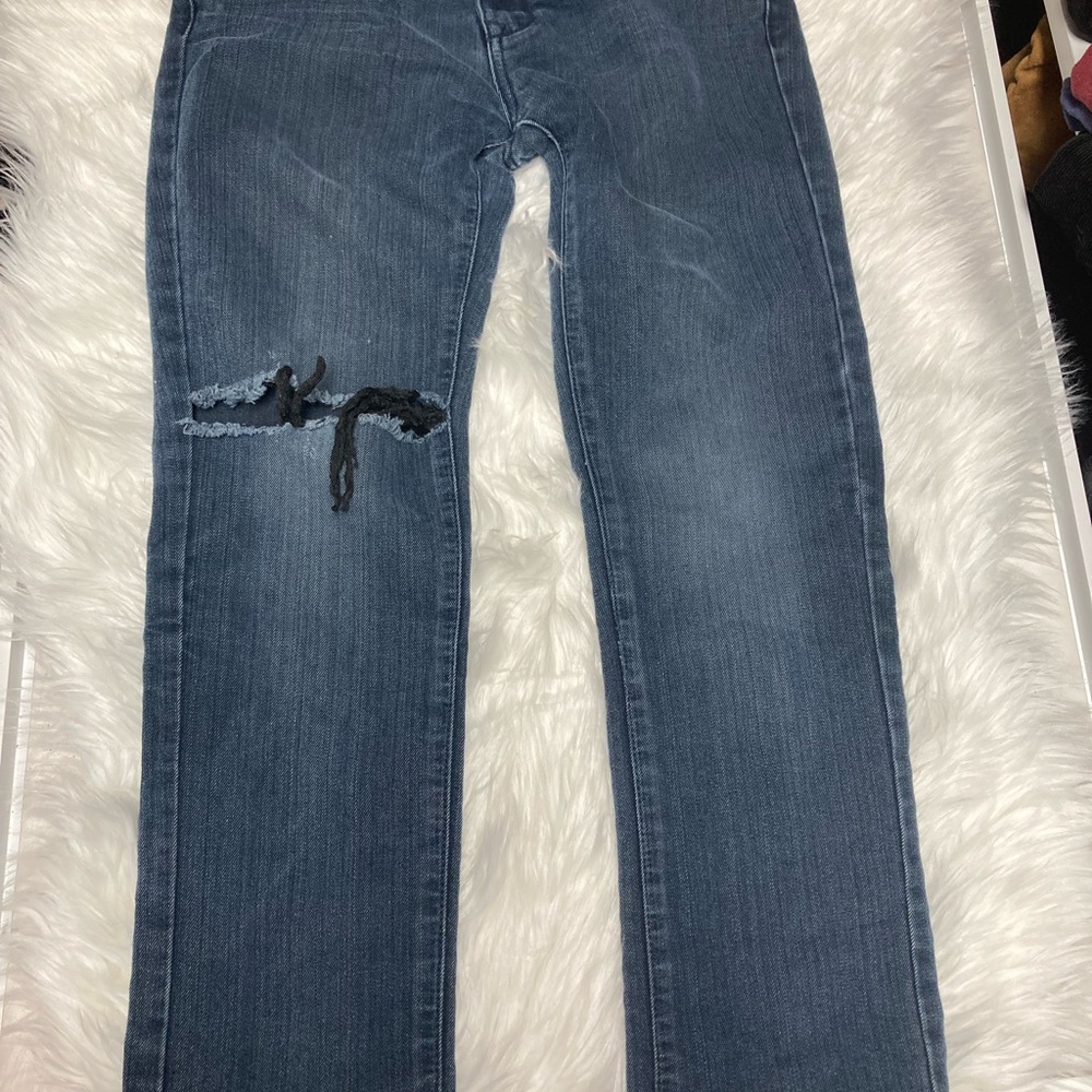 DKNY Dark Blue Straight Leg Jeans